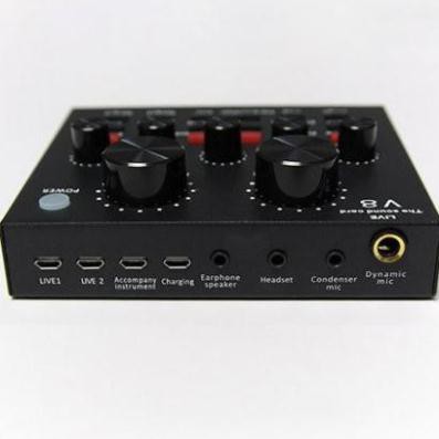 Bộ sound card V8 chính hãng BH 12 tháng [Chính hãng BH 1 đổi 1]