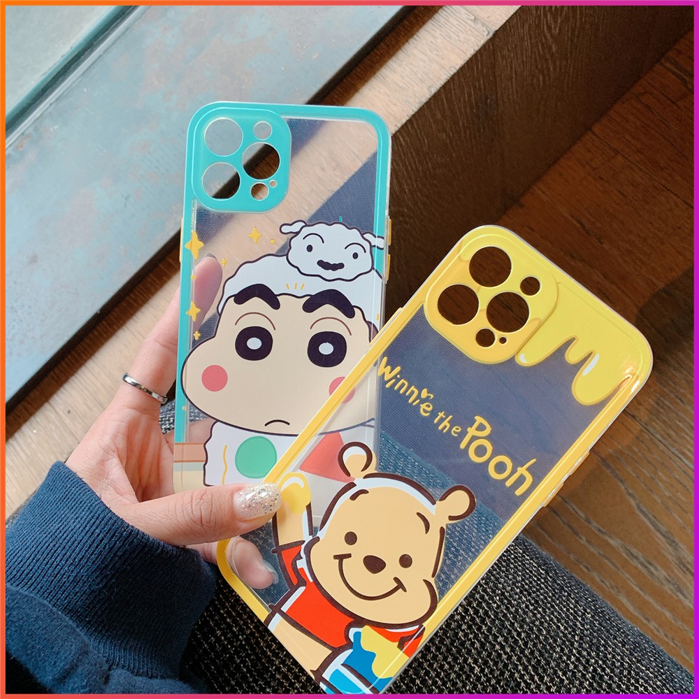 Ốp Điện Thoại Trong Suốt In Hình Cậu Bé Bút Chì Shin-chan Cho Iphone12mini 11pro Max