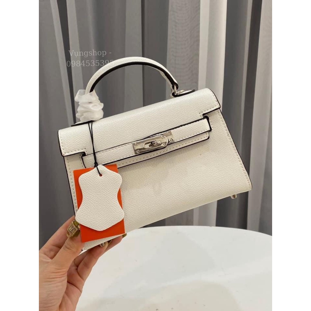 Túi Đeo Chéo, Túi Xách, Túi HM Mini Size 19 Bản 2 Dây, Da Test,  Ảnh Chụp Thật- VụngShop