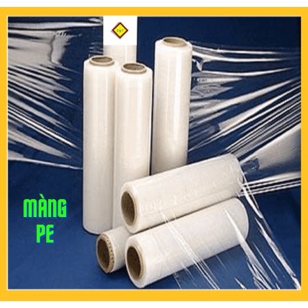 Màng bọc hàng PE Nặng 3Kg- 5Kg Khổ 50cm Lỏi 500g PE Stretch Film Cuộn Nylon bọc hàng