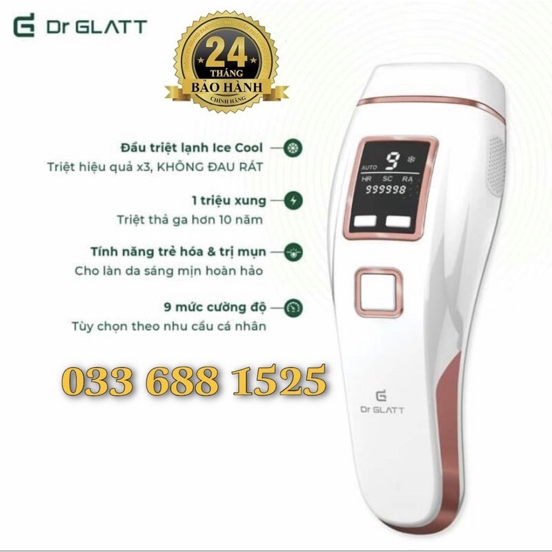 MÁY TRIỆT LÔNG DR GLATT IPL PRO Đức [Chính Hãng]