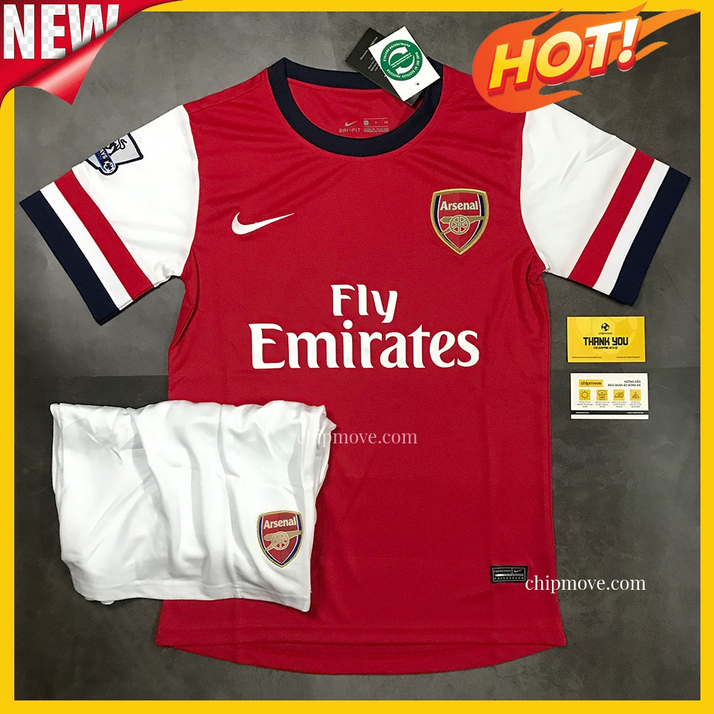 [GIÁ TỐT] Bộ áo bóng đá Arsenal đỏ mùa giải 14/15 sân nhà Thái cao cấp