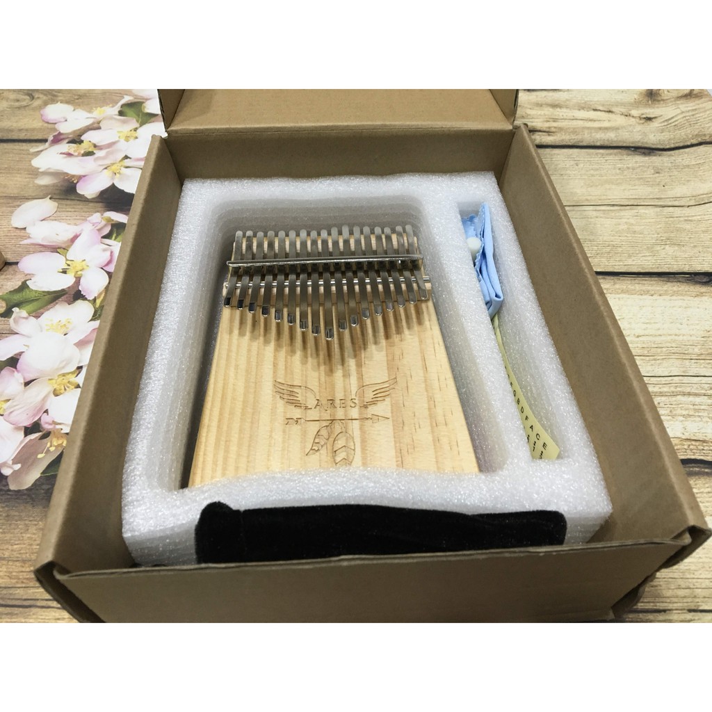 ĐÀN KALIMBA TUYỂN CHỌN ARES A01 17 Phím FULL Phụ Kiện