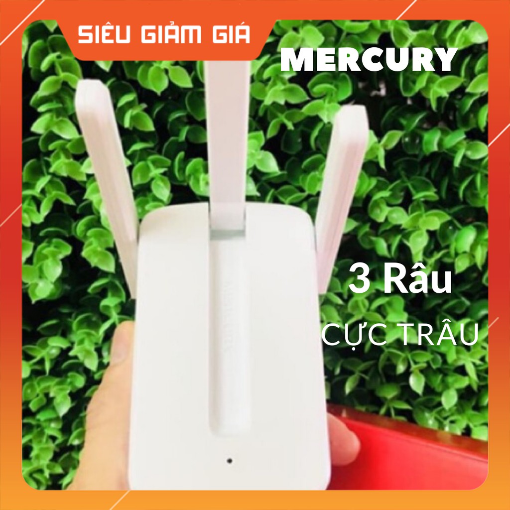 Bộ Kích Sóng Wifi Mercury MW310RE 3 Râu - Bảo hành 3 năm