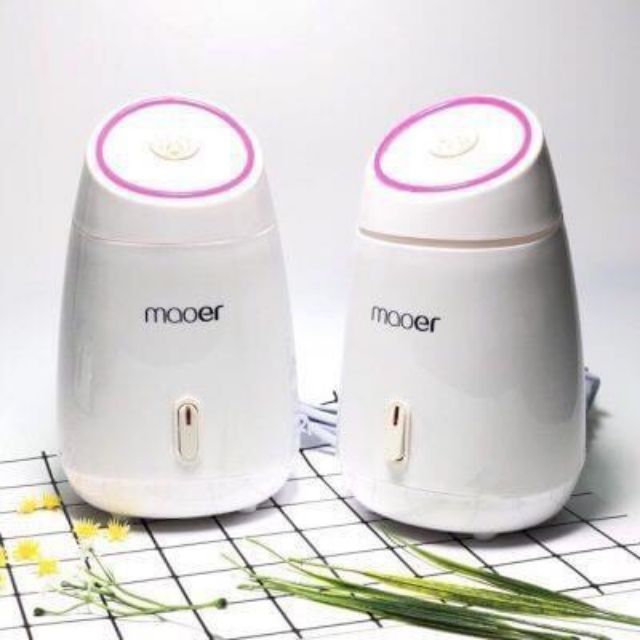 [HCM] Máy xông mặt mini Maoer - Xông hơi thảo dược, hoa quả tươi chính hãng nội địa Trung