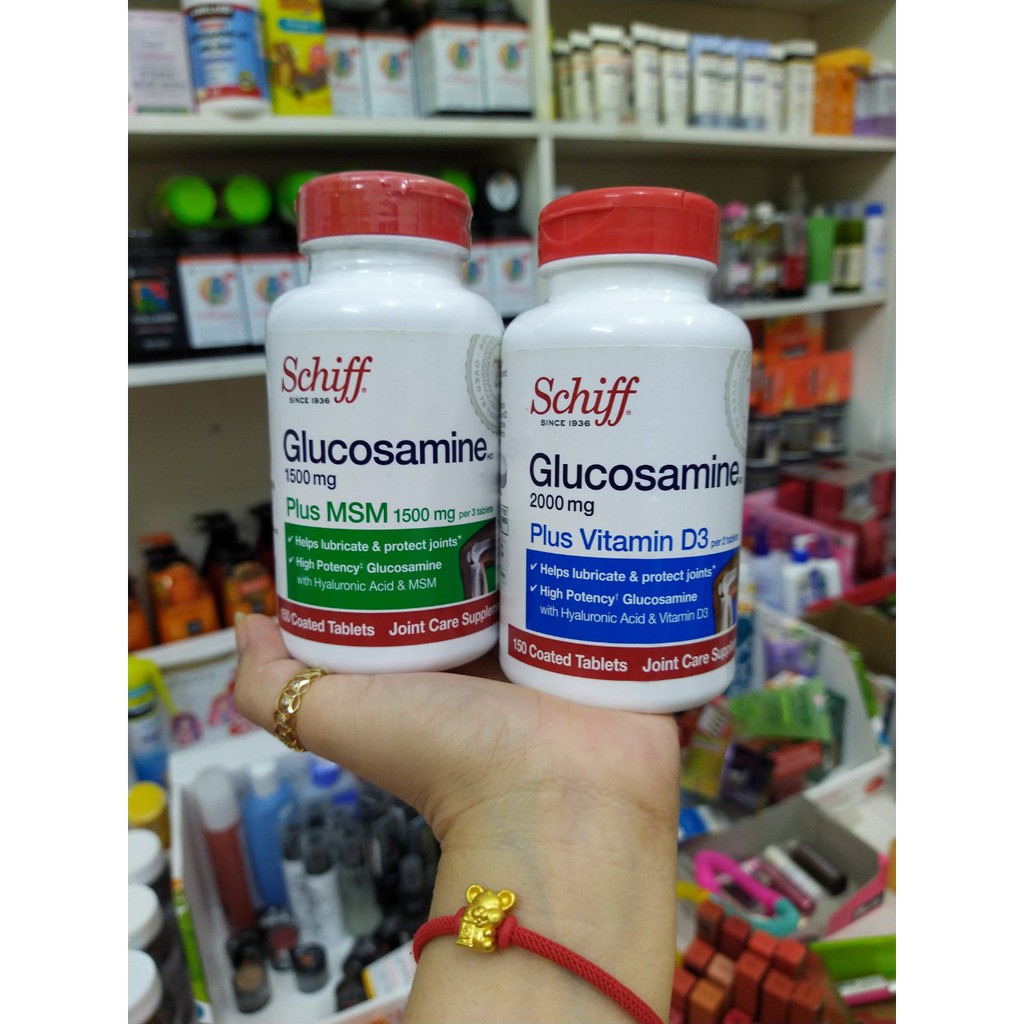 [HSD 2024]glucosamine schiff 2000mg Plus D3 150 viên