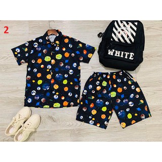 Bộ Đồ Mặc Mùa Hè Chất Lụa Họa Tiết Cực Đẹp