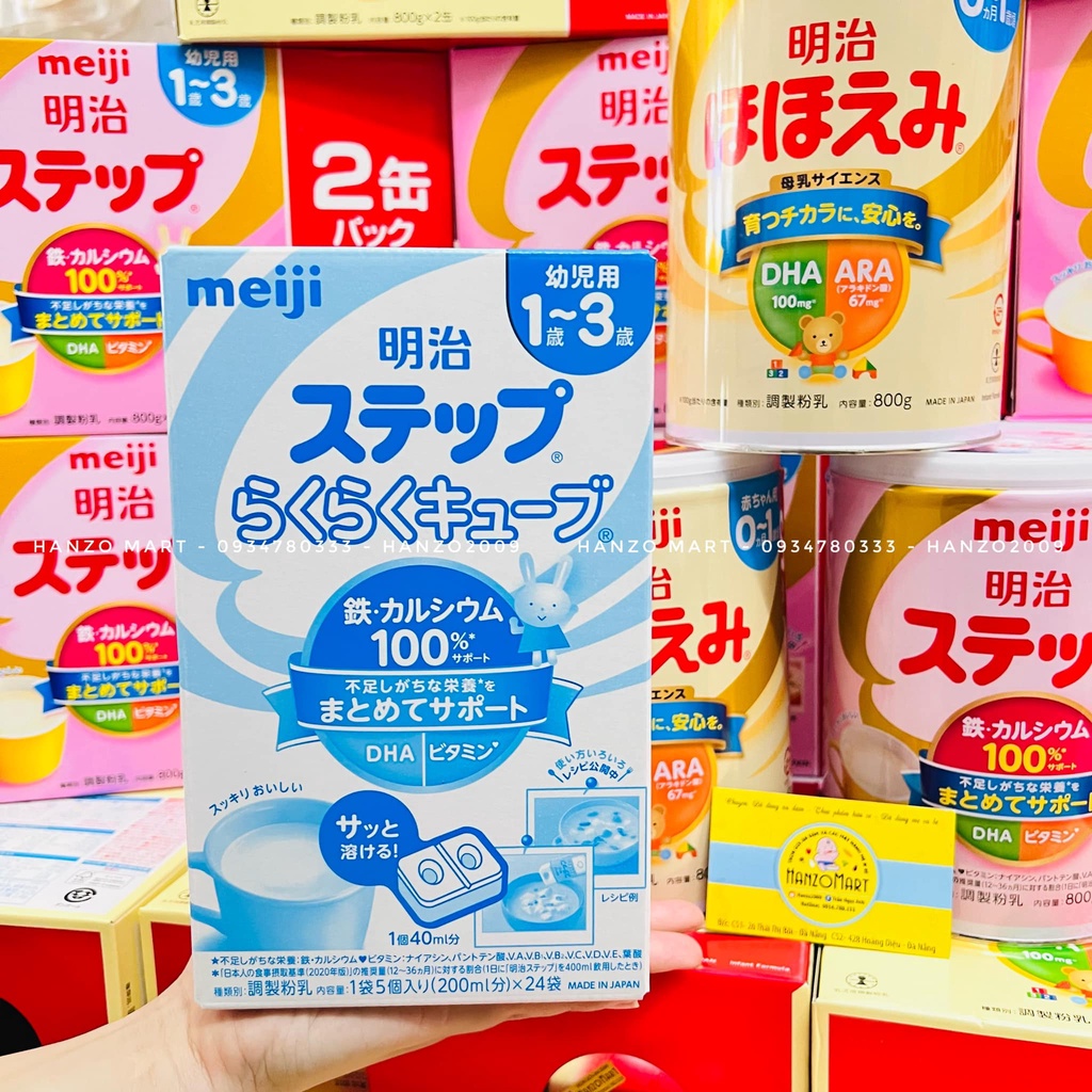 Sữa Meiji thanh Nhật Bản cho bé - thanh