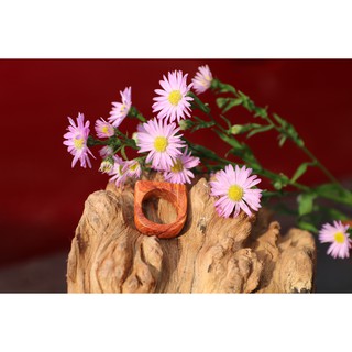 nhẫn nam gỗ sưa đỏ (nhiều mẫu)