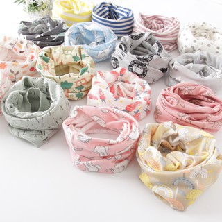 PVN20038 Khăn ống quấn cổ đa năng cotton giữ ấm cho bé phong cách Hàn Quốc T2(Màu ngẫu nhiên)