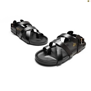 Dép sandal quai chéo da bò thật DE41 (ĐEN) [ CHON NHANH ] new . 😷 H6 > .. new ⚡ ; * 2021 ¹ NEW hot . ^ ' ! V "