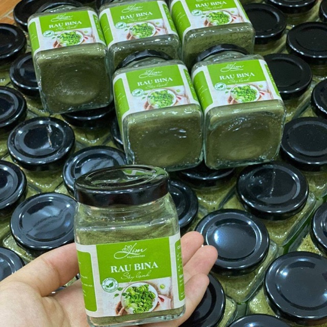 Bột rau củ cho bé ăn dặm ( cải bina)