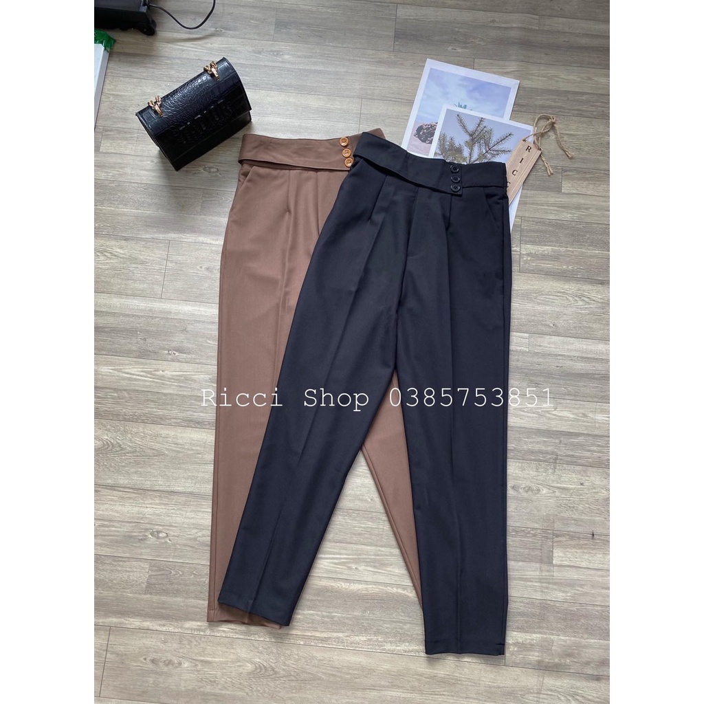 Quần vạt lệch 3 cúc