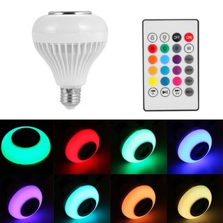 Loa bluetooth tích hợp đèn led 12w rgb e27