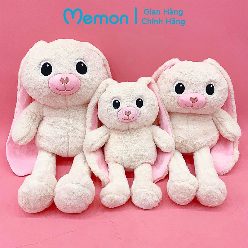 Gấu Bông Thỏ Tai Dài Mềm Mịn Cao Cấp Memon