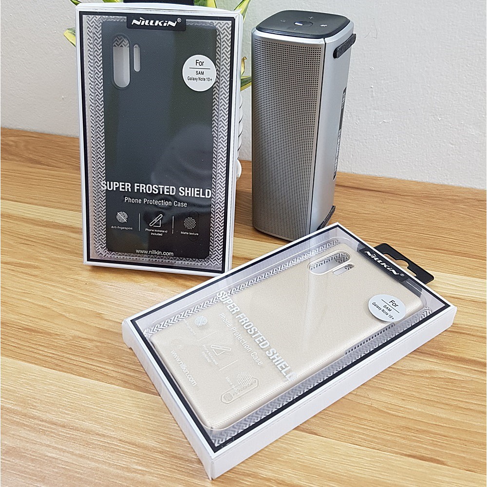 Ốp lưng nhựa cứng cho Samsung galaxy Note 10 , Note 10 Plus chính hãng NillKin chống bám vân tay