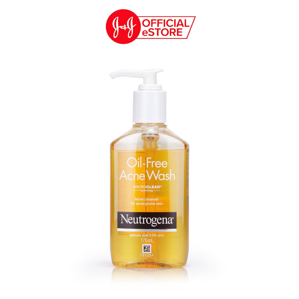 Sữa Rửa Mặt Cho Da Mụn Neutrogena Oil-Free Acne Wash - Dung tích 175ml