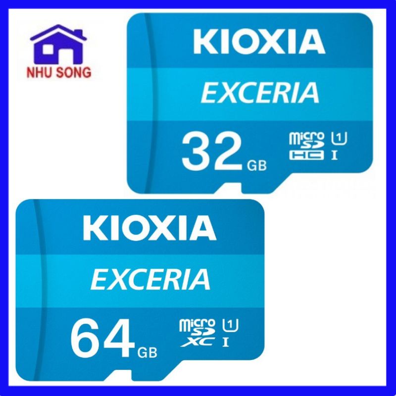 Thẻ Nhớ Kioxia (Toshiba) Micro SD 64GB| 32GB C10 UHS-I 100MB/s - Chính Hãng - Giá Rẽ.