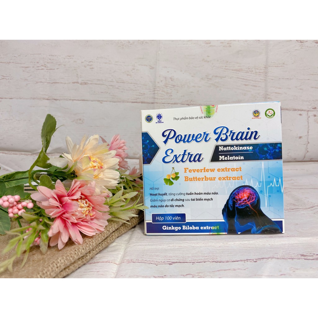 HOAT HUYẾT TIỀN ĐÌNH - Power Brain Extra ( ĐẬP TAN CƠN ĐAU ĐẦU & TẠO GIẤC NGỦ SÂU )