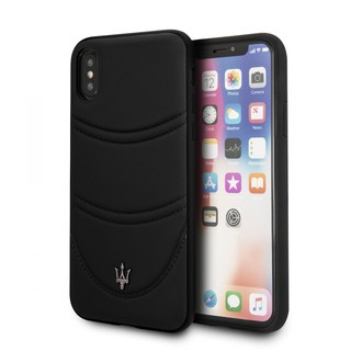 Ốp Lưng Iphone XsMAX, Da Thật, Maserati