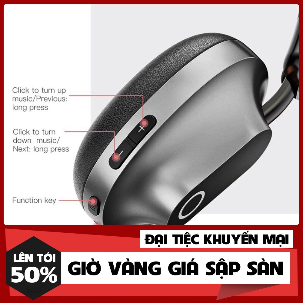 {HÀNG HOT} Tai nghe chụp tai không dây Baseus Encok Wireless Headphone D01