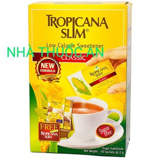(chọn loại) Đường Bắp Ăn Kiêng Tropicana Slim Classic 50 Gói
