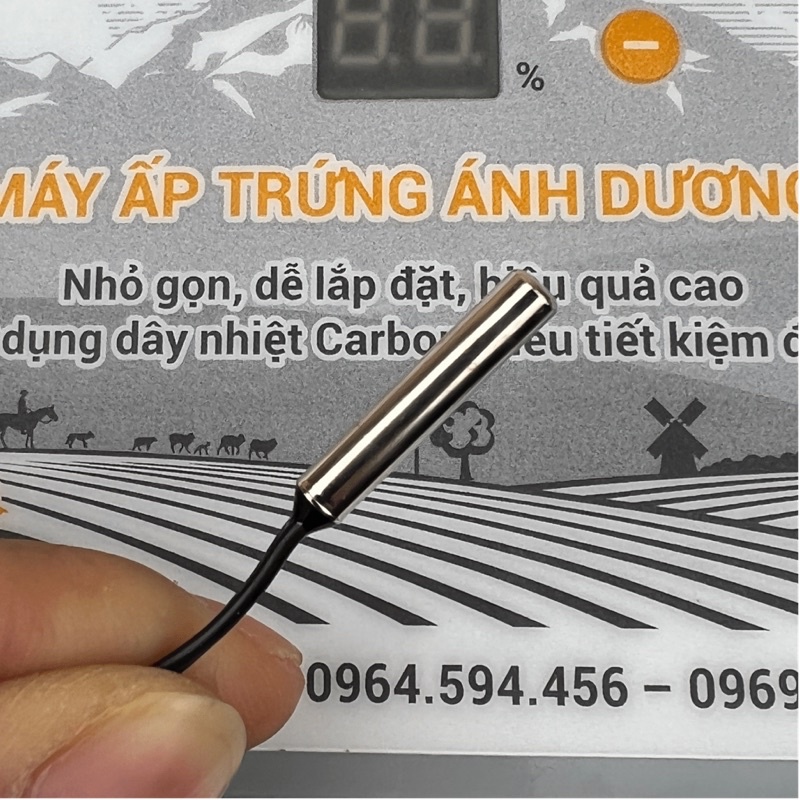 Đầu đo (dò) Nhiệt Độ máy ấp trứng Ánh Dương - Dùng để thay thế và dự phòng cho máy ấp - NTC