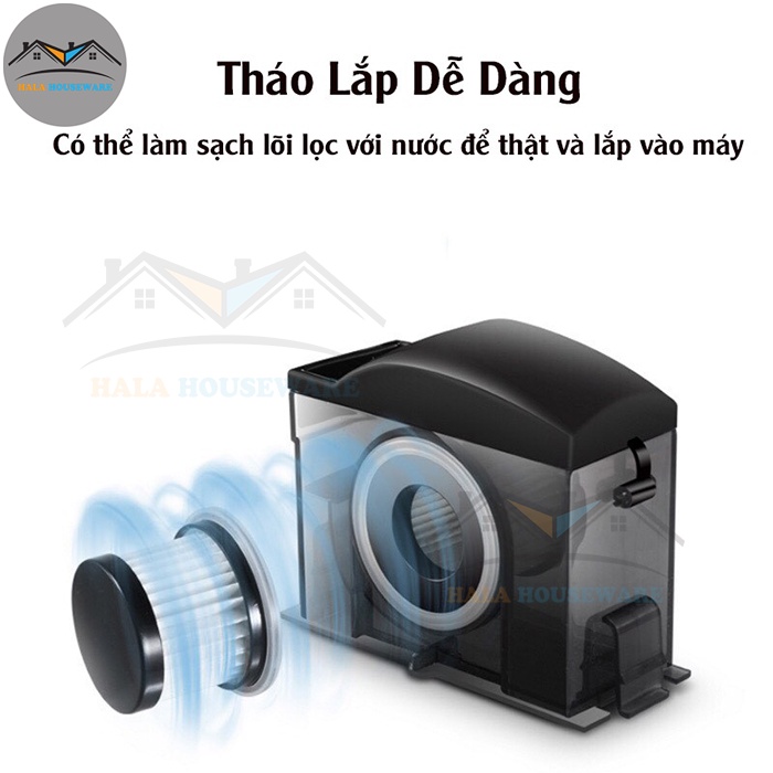 Lõi Lọc HEPA Cao Cấp Thay Thế Dành Cho Máy Hút Bụi Dreema DX115C
