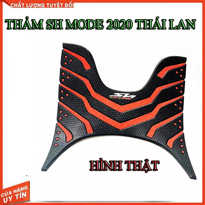 THẢM CAO SU SH MODE 2020 THÁI LAN ( MÀU ĐỎ)