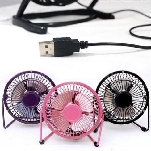 Quạt lồng sắt mini usb để bàn loại lớn 20cm và 15cm ,văn phòng ,quạt mini để xe ô tô [ loại mạnh]