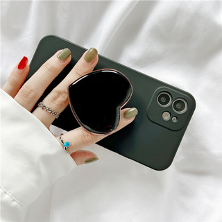 Ốp điện thoại mềm giã đỡ trái tim mạ điện 3D thích hợp cho IPHONE 12 mini 11 pro max 5 5s 6 6s 7 8 plus x xs max xr