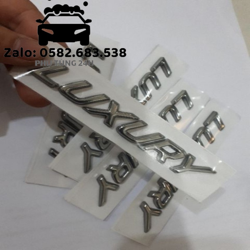 Logo chữ Premium và chữ Luxury hàng [Xịn] ♦ Chính Hãng♦ Hàn Quốc crom sang chảnh. | BigBuy360 - bigbuy360.vn