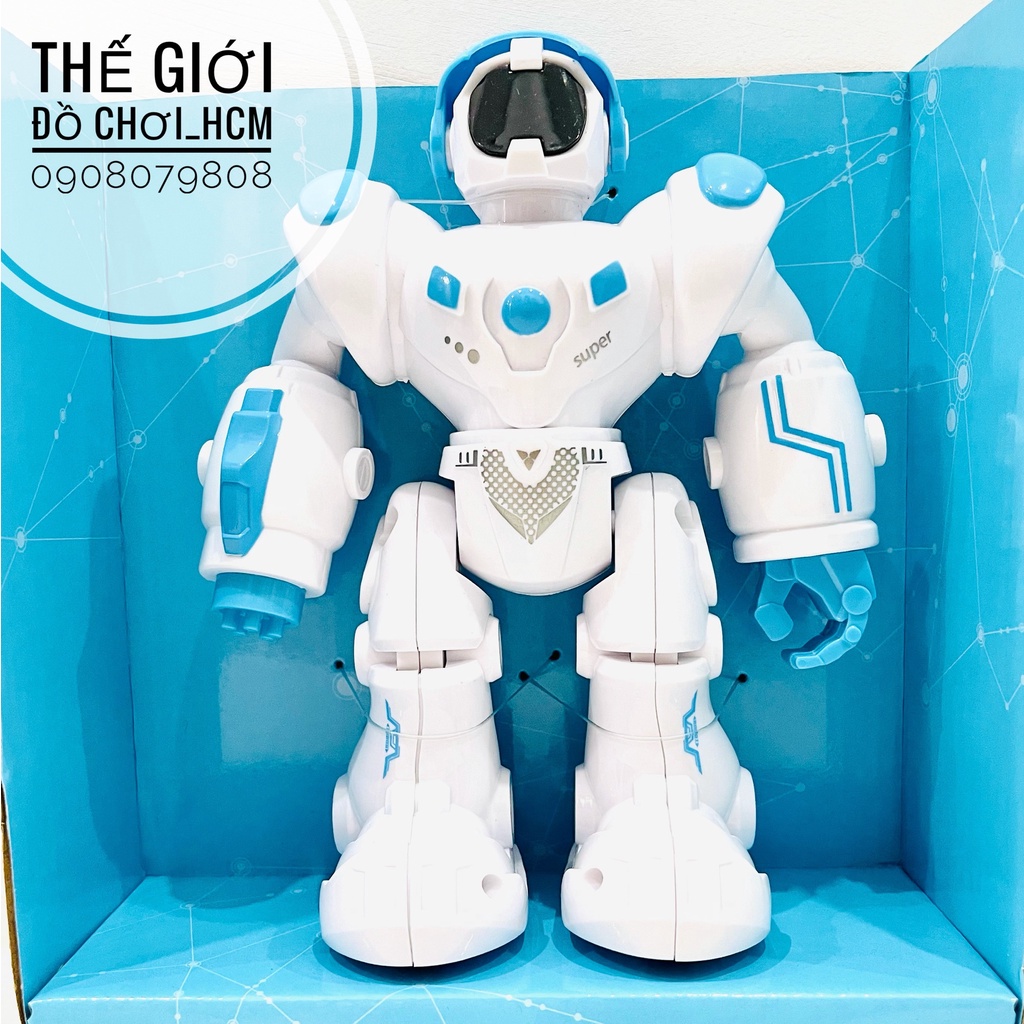 [HOT-CHẤT LƯỢNG] Đồ chơi Robot biết đi có đèn nhạc rất đẹp dành cho bé thích siêu nhân