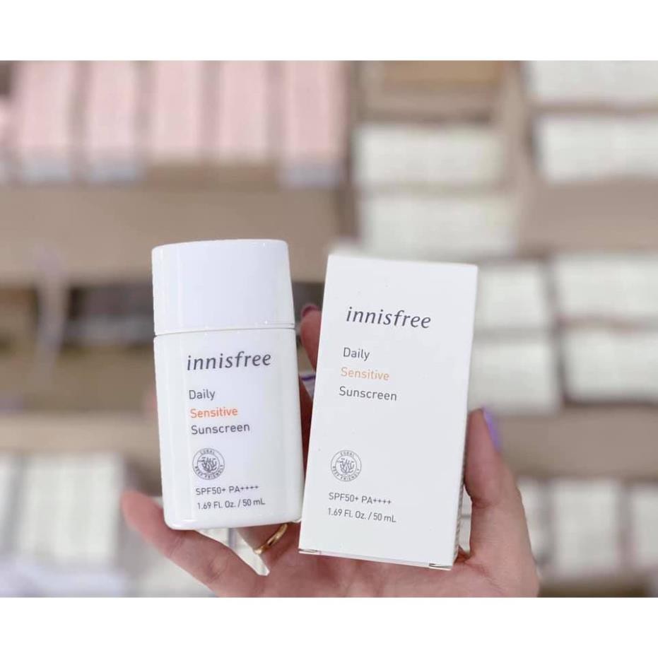 [NEW 2020] Kem chống nắng Innisfree Daily Sensitive Sunscreen SPF50+ PA++++ 50ml