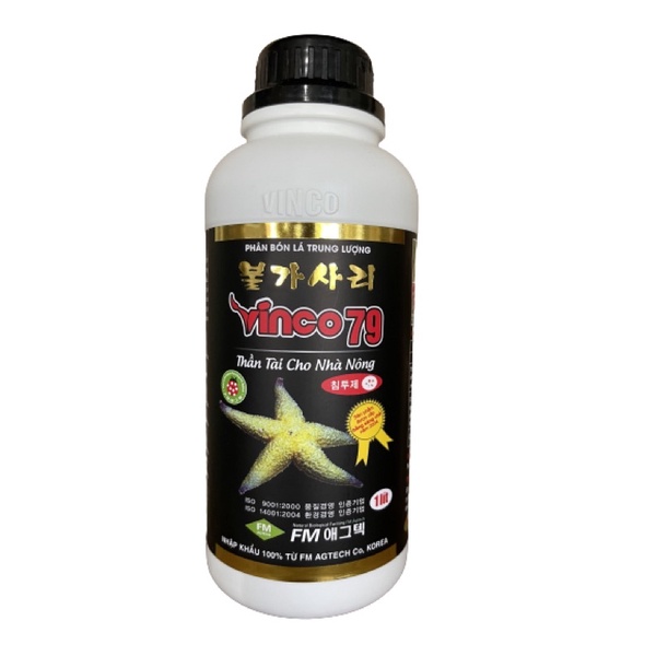 Phân Bón Lá Vinco 79 nhập khẩu Hàn Quốc - 1 lít