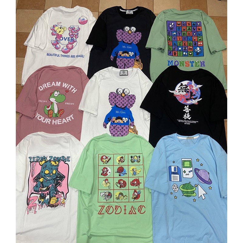 Áo Thun New Nam Nữ Combo 3 áo 150K