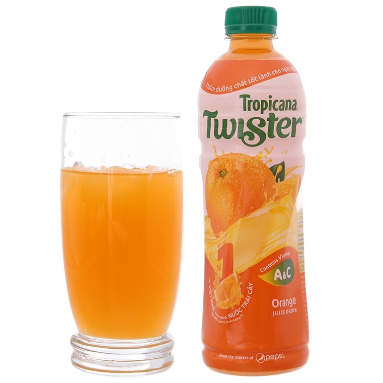 Nước cam ép Twister lốc 6 chai 455ml