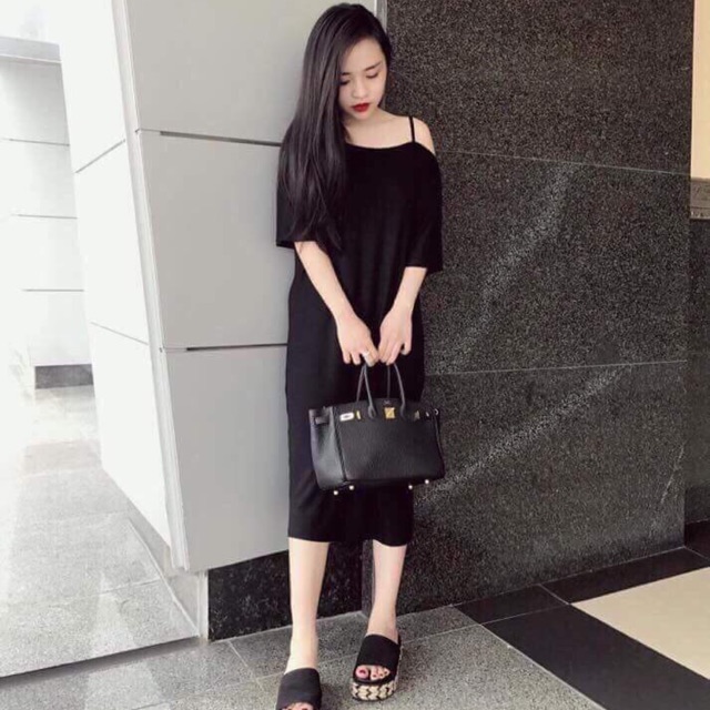 Váy lệch vai