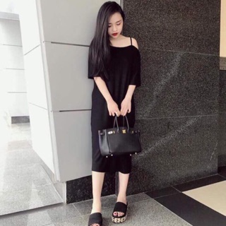 Váy lệch vai