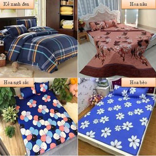 combo ga vỏ gối cotton poly 1m8 heo đỏ