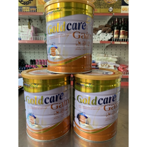 Sữa GoldCare Gain Dành Cho Người Gầy [ date mới nhất ] Lon 900g