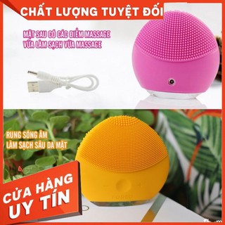 Máy Rửa Mặt Rung Sóng Âm FOREVER LUNA MINI 2 Làm Sạch Sâu Da Mặt