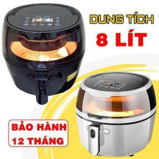 Nồi chiên không dầu Nine Shield siêu to siêu hot Dung tích 8L/10L/10,5L/12,5L ( Bảo hành 1 năm) điên tử mẫu mới