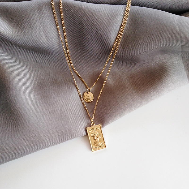 Vòng Cổ Choker Kết Cấu Kim Loại Màu Vàng Hồng Thời Trang Phong Cách Hip Hop Đường Phố Cá Tính OG102