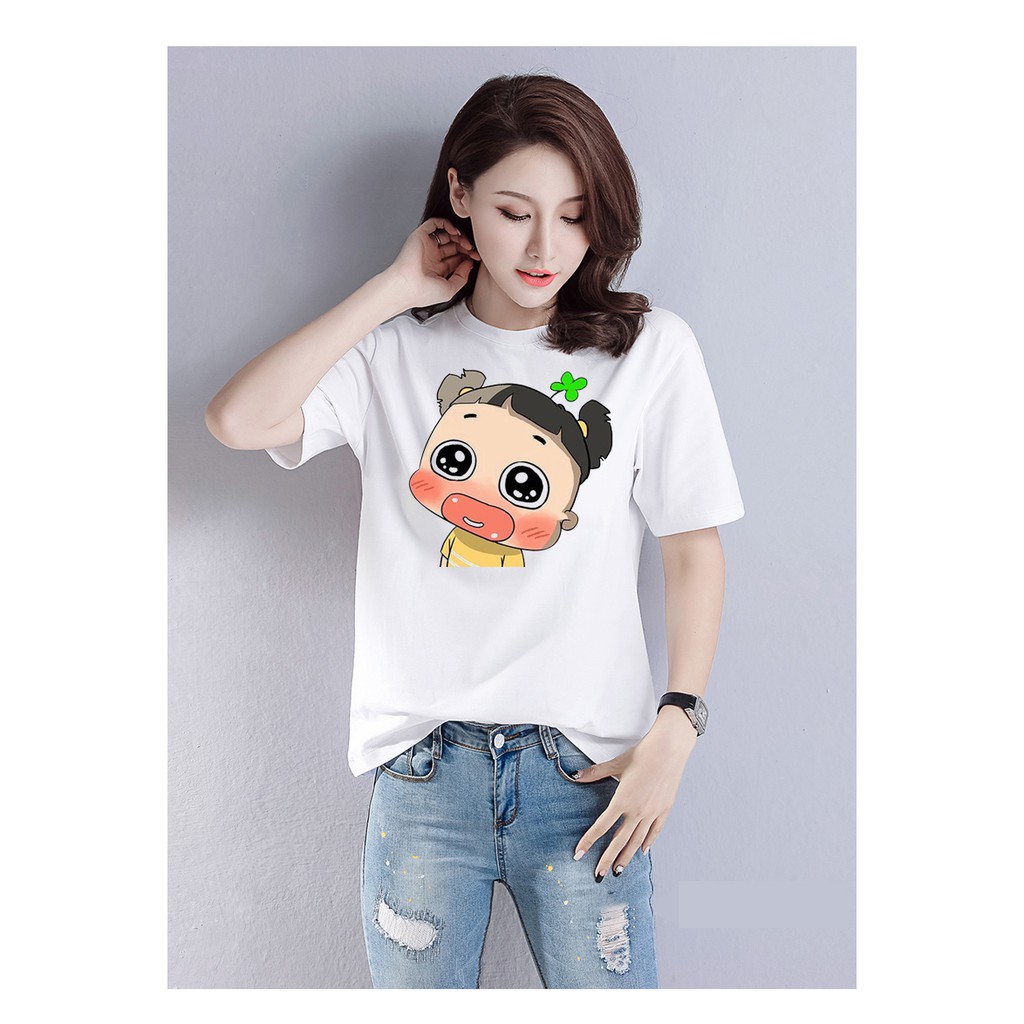 [Bán rẻ xin ReView] Áo thun nữ in hình Quỳnh Aka ATNK1261 Thương Hiệu YANO [Nhập mã THEANH10 Giảm thêm 30k]