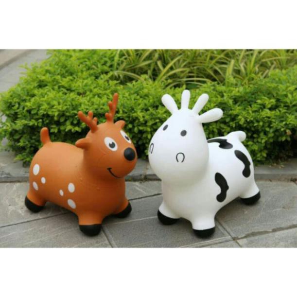 Thú nhún caosu bơm hơi loại to đại kèm bơm 2chiều