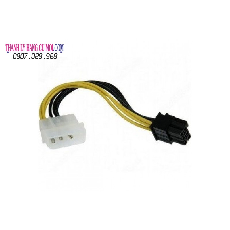 Dây nguồn phụ cho VGA 6 pin giá 20k