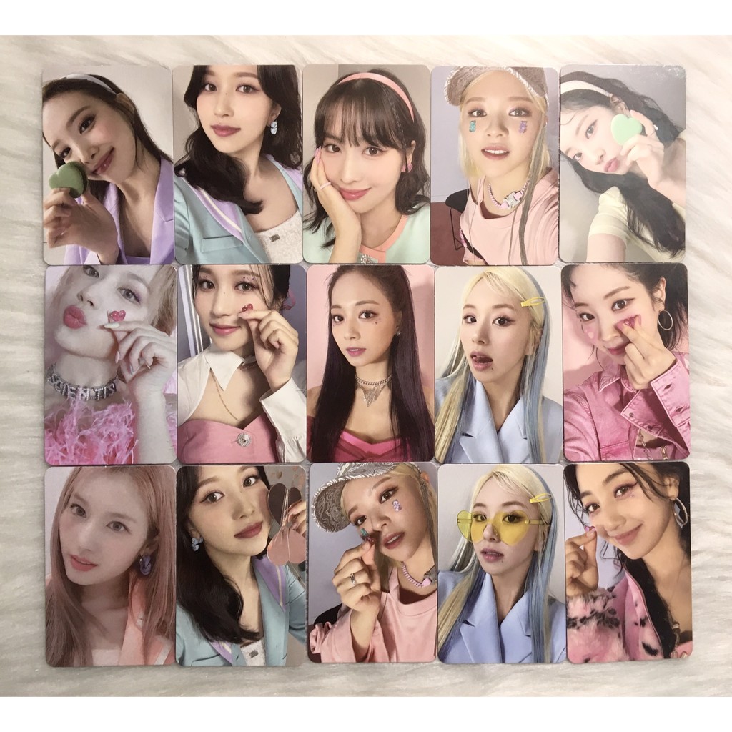 [OFF] Photocard chính hãng Twice - Formula of Love: O+T=&lt;3 (bo góc I)