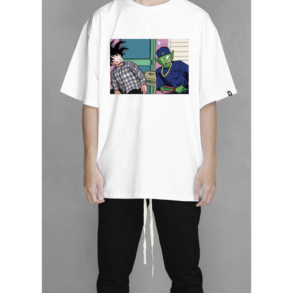 ÁO THUN TAY LỠ NAM NỮ SONGOKU FUNNY