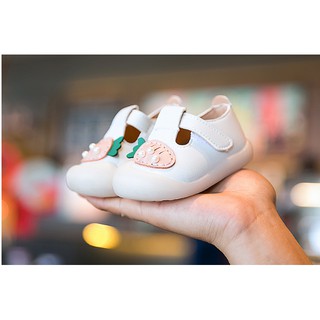 GIÀY BÚP BÊ DẠNG LƯỜI DA MỀM CHO BÉ GÁI